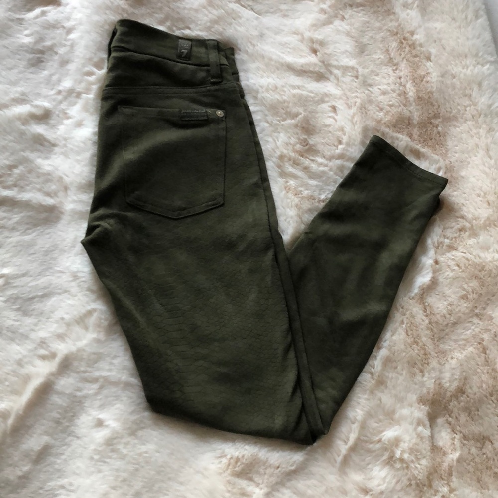 7FAM Snake Print Jeggings